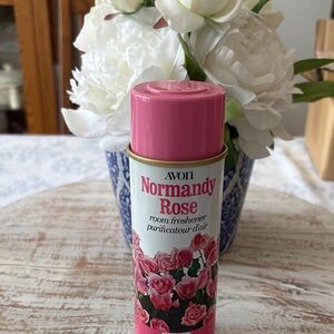 Vintage Rare Avon Normandy Rose Pink Room Freshener